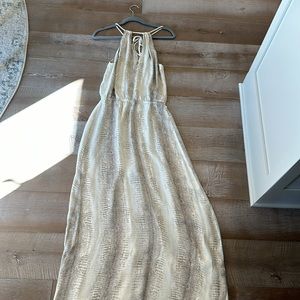 Parker silk maxi halter